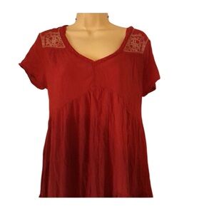 Woman’s fall rayon short sleeve bohemian dress